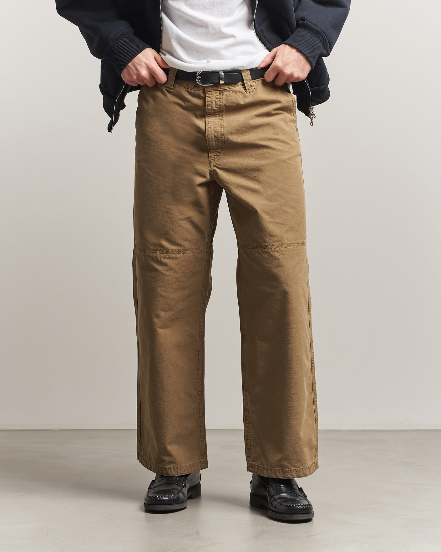 Homme | Pantalons | Jeanerica | Genua Pilé Workwear Trousers Green