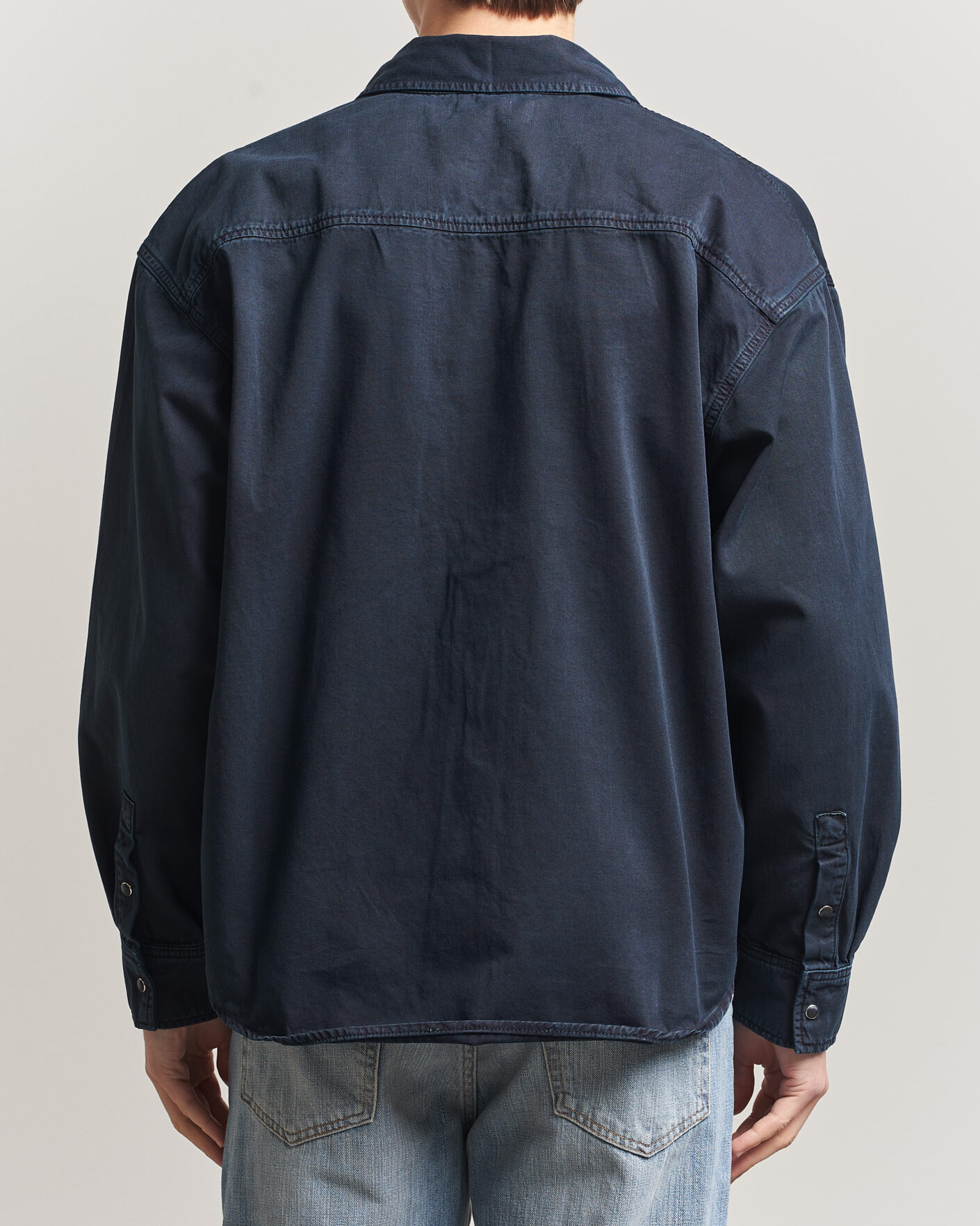 Homme | Chemises | Jeanerica | André Pocket Overshirt Blue Black