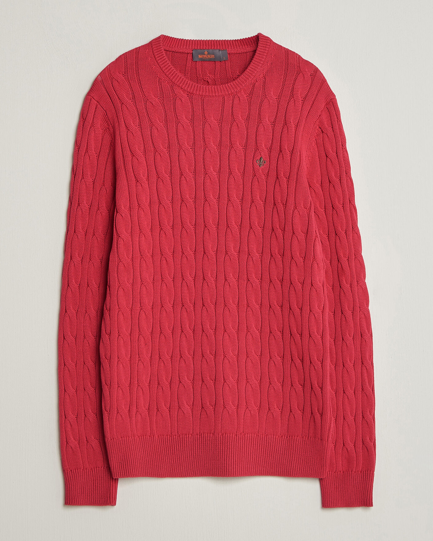 Homme | Pulls Et Tricots | Morris | Ethan Cable Oneck Red