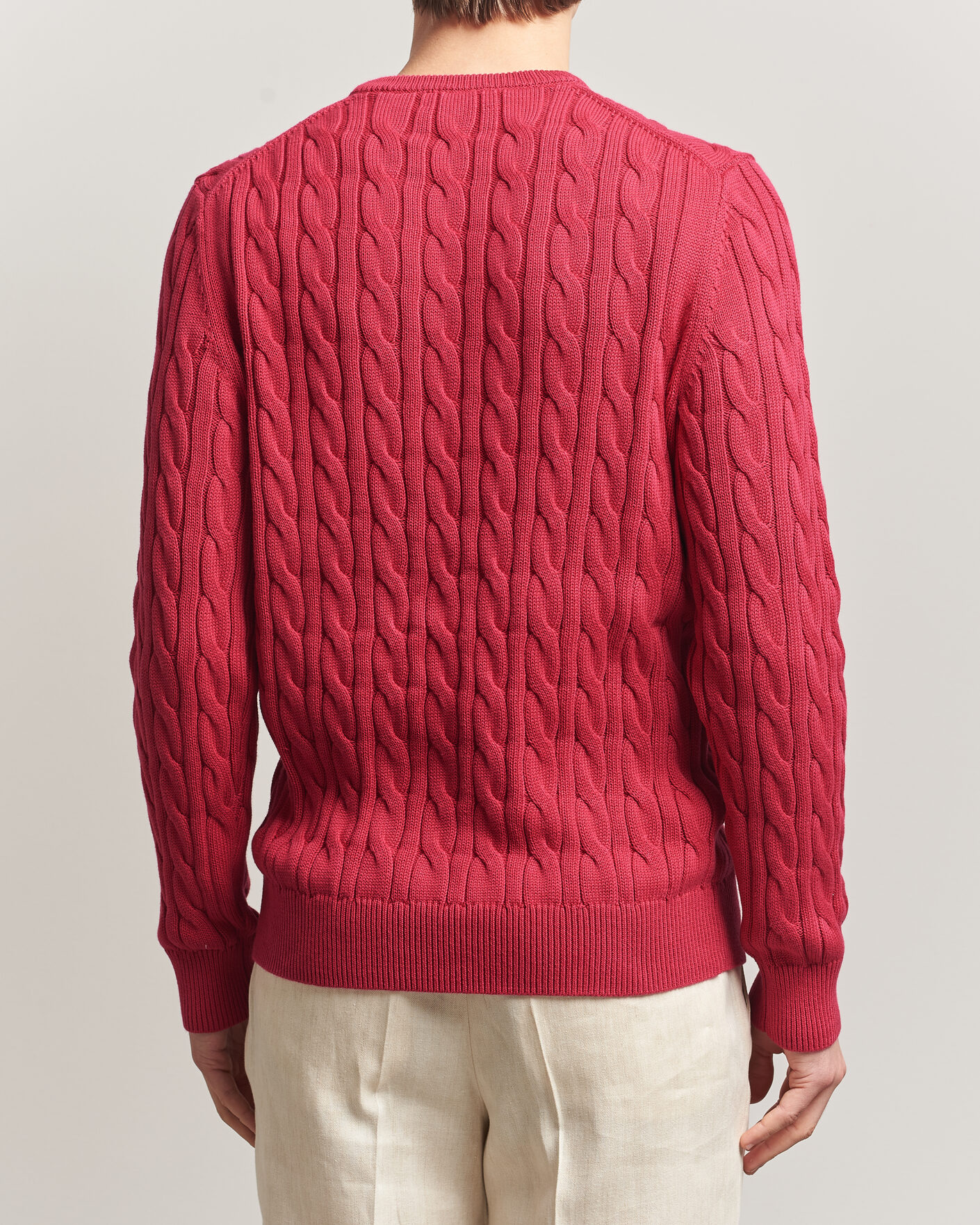 Homme | Pulls Et Tricots | Morris | Ethan Cable Oneck Red