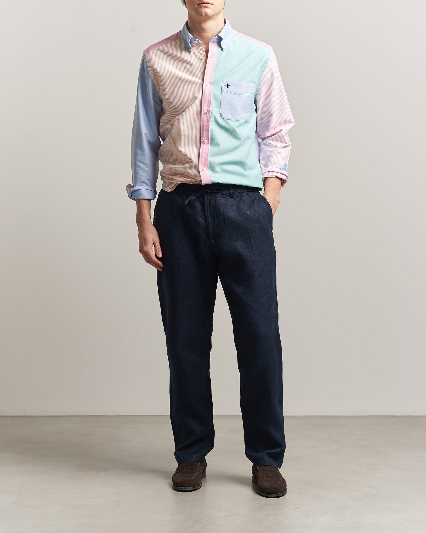 Homme | Chemises | Morris | Oxford Mix Shirt Multi