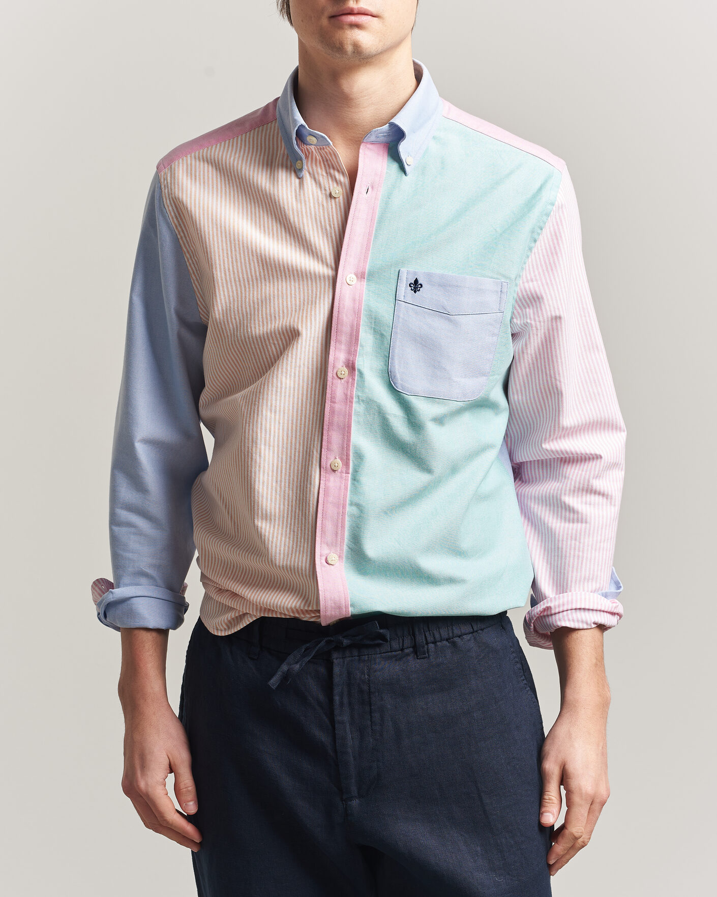 Homme | Chemises | Morris | Oxford Mix Shirt Multi