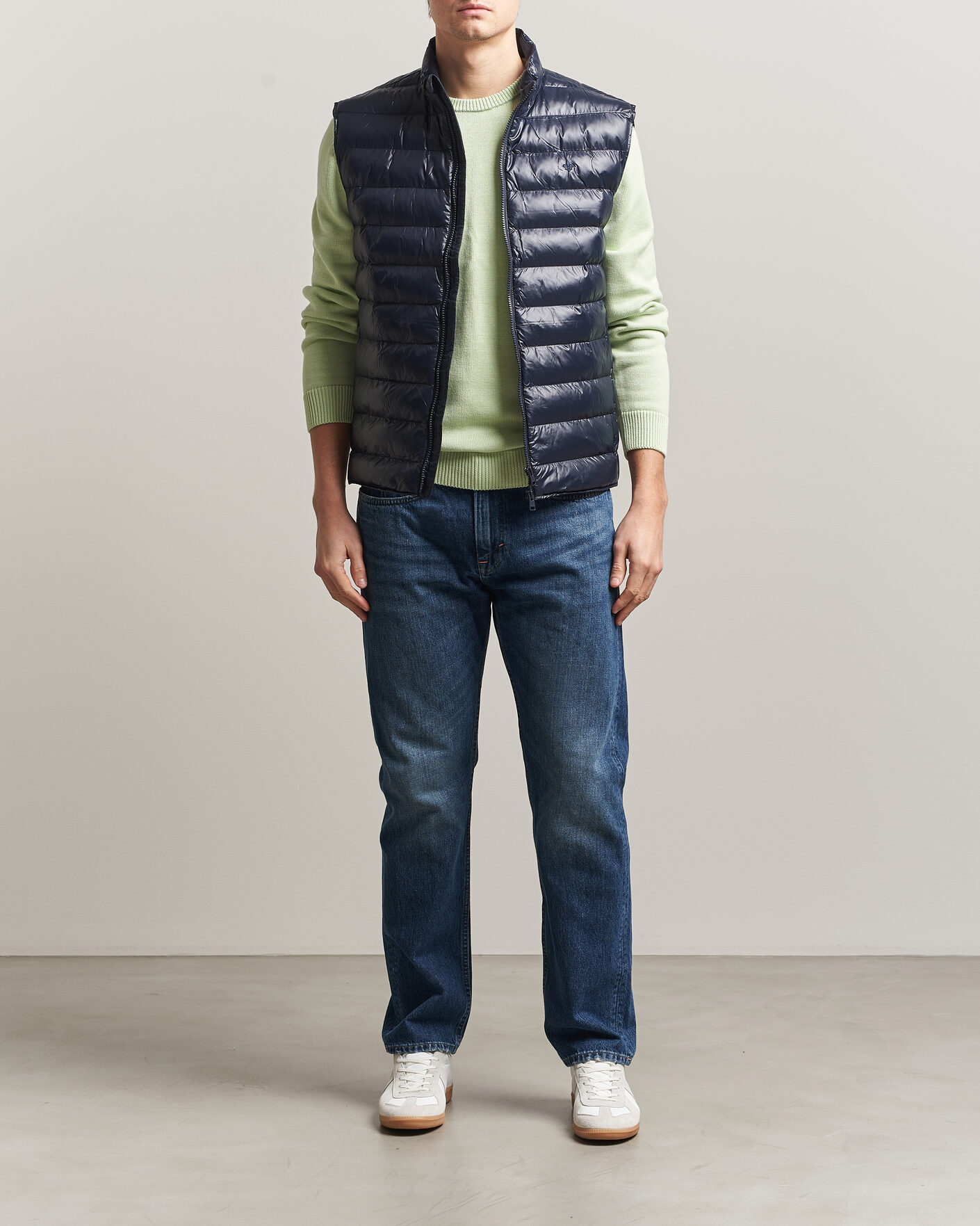 Homme | Gilets | Morris | Norfolk Liner Vest Glossy Navy