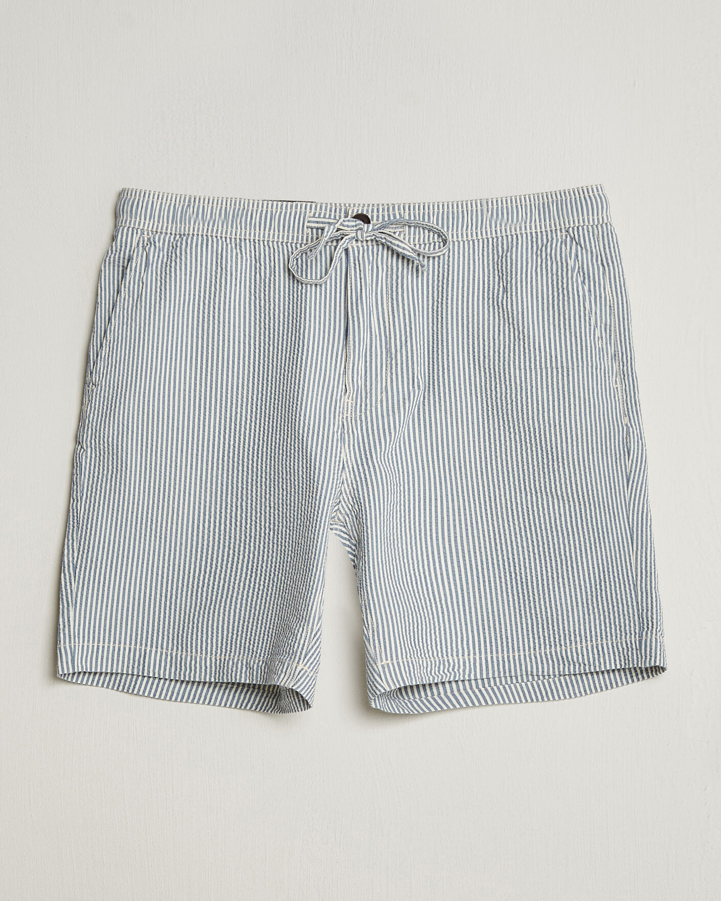 Homme | Shorts | Morris | Fenix Seersucker Shorts Light Blue