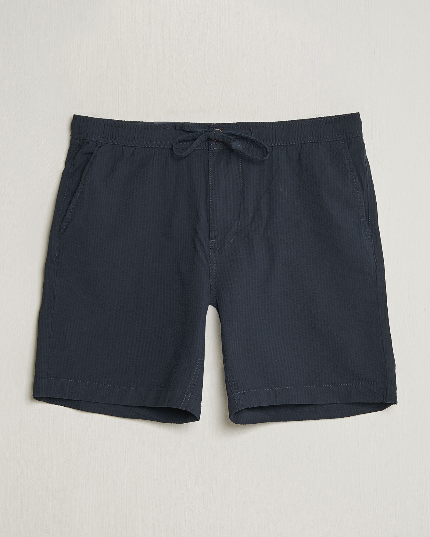 Homme | Shorts | Morris | Fenix Seersucker Shorts Dark Blue