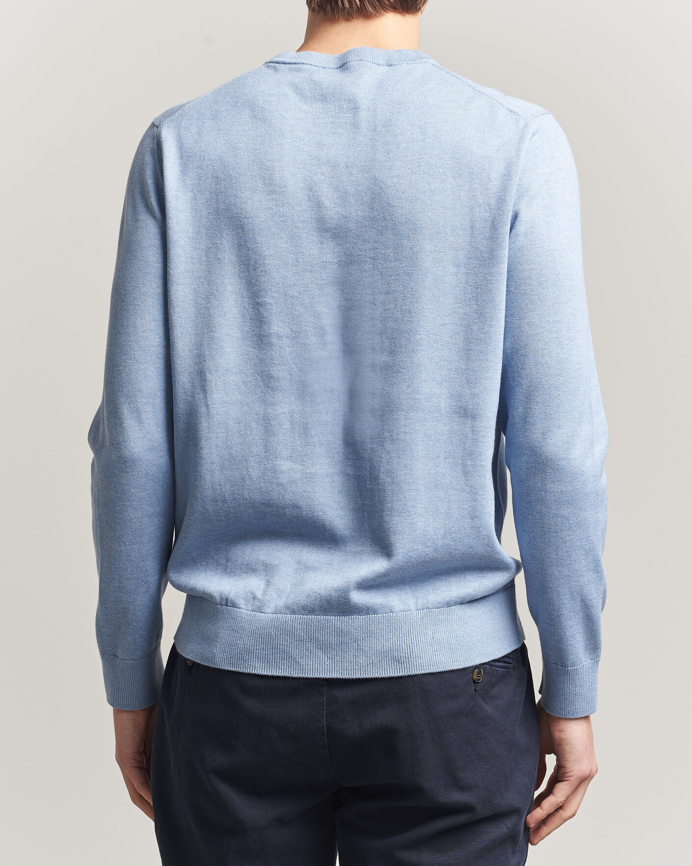 Homme | Pulls Et Tricots | Morris | Riley Oneck Light Blue