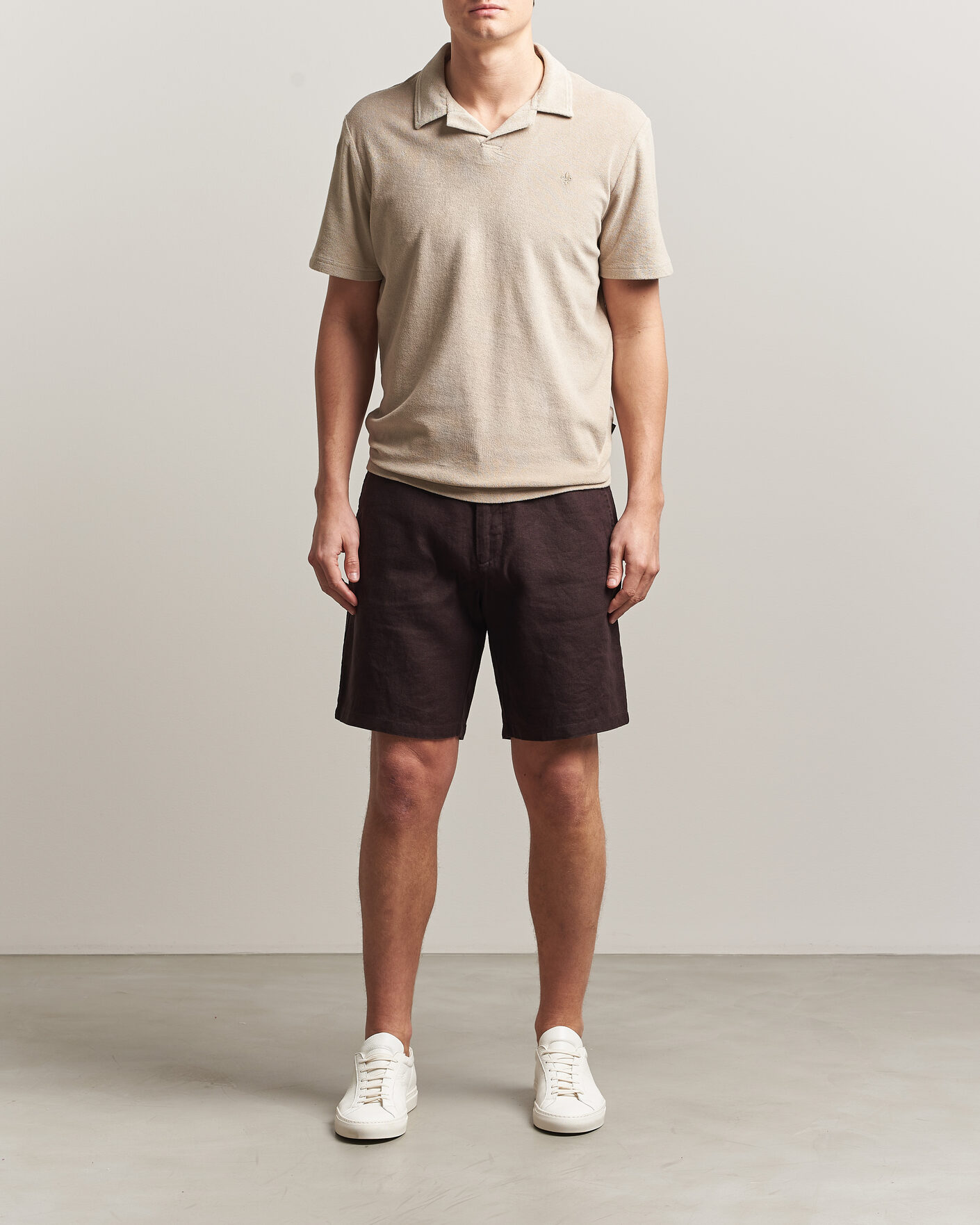 Homme | Polos | Morris | Delon Terry Shirt Khaki