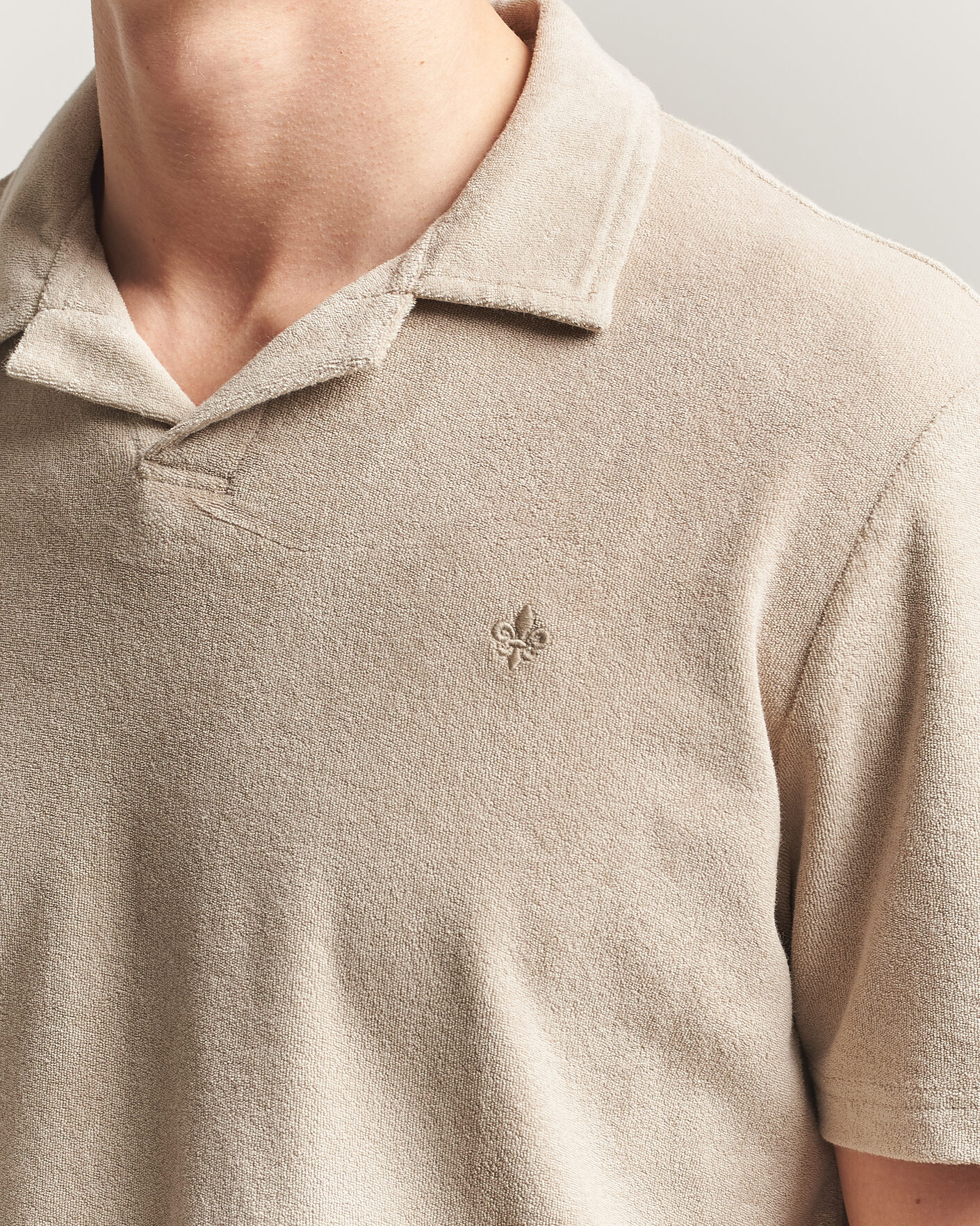 Homme | Polos | Morris | Delon Terry Shirt Khaki