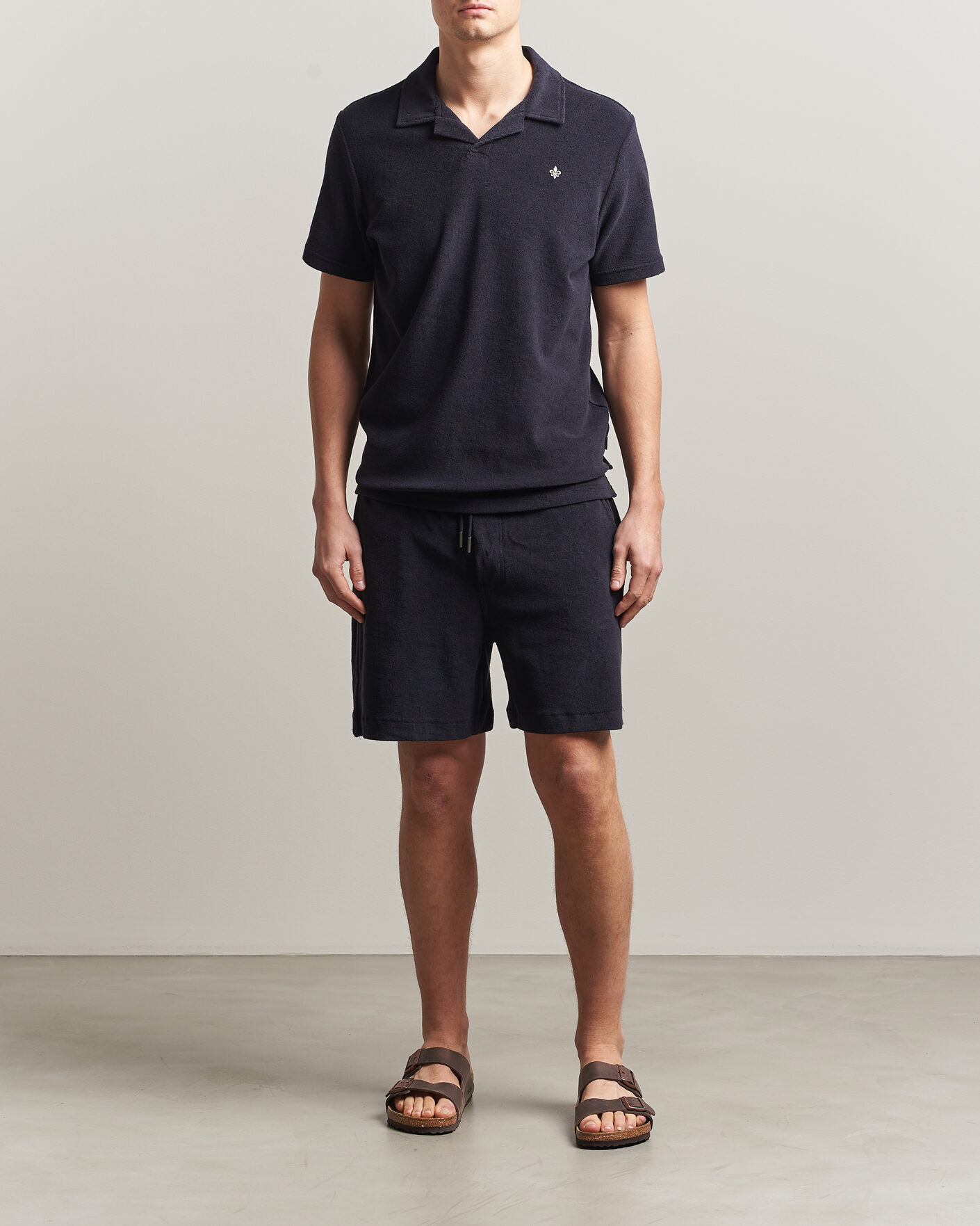 Homme | Polos | Morris | Delon Terry Shirt Navy
