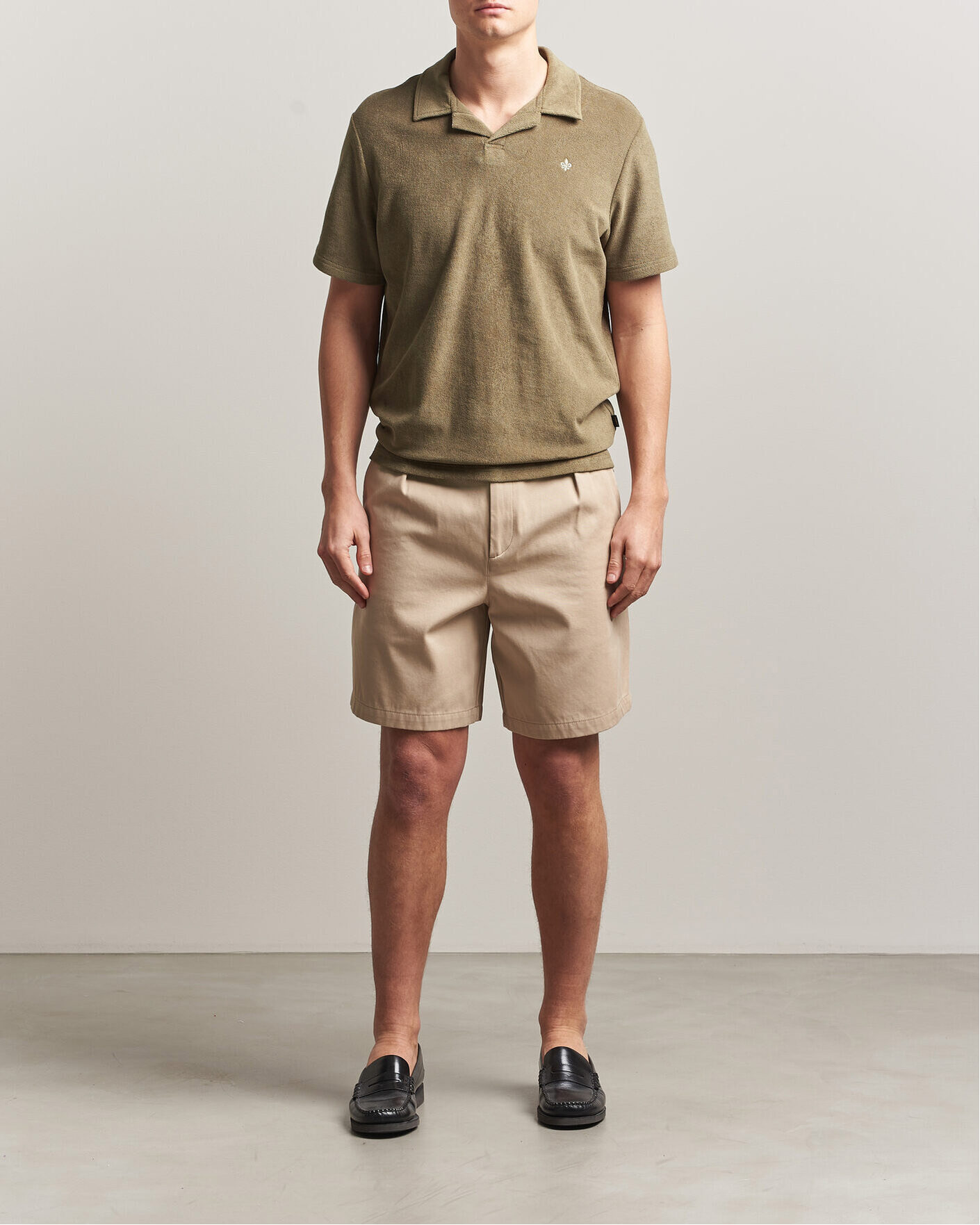 Homme | Polos | Morris | Delon Terry Shirt Olive