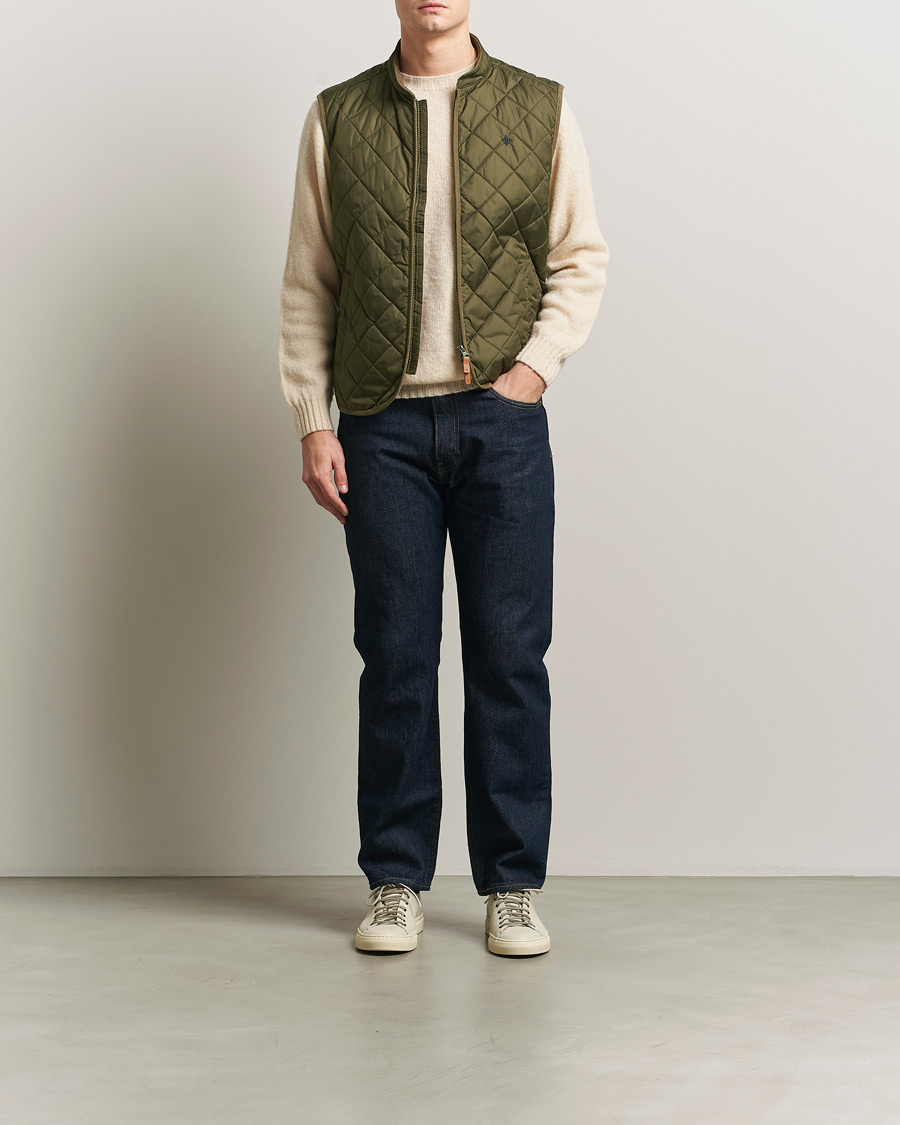 Homme | Gilets | Morris | Teddy Quilted Vest Green