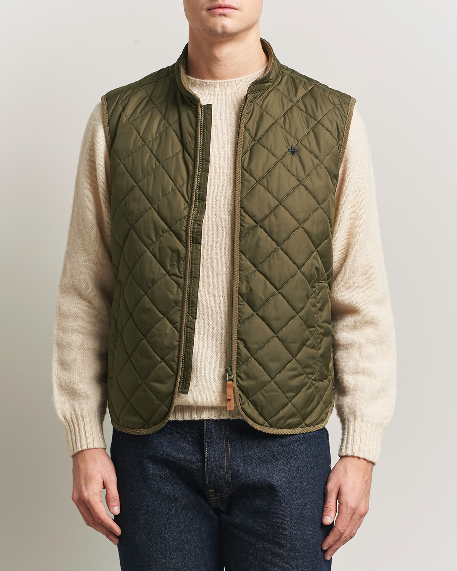 Homme | Gilets | Morris | Teddy Quilted Vest Green