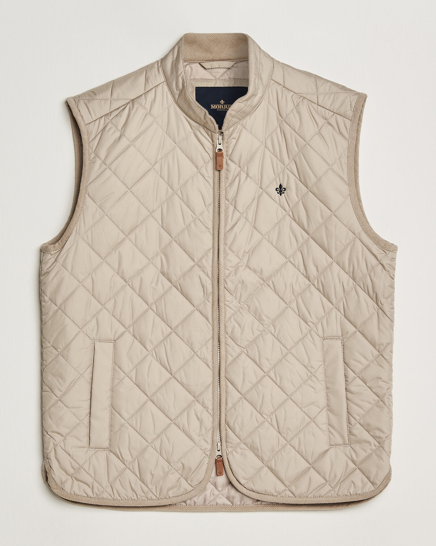 Homme | Gilets | Morris | Teddy Quilted Vest Khaki