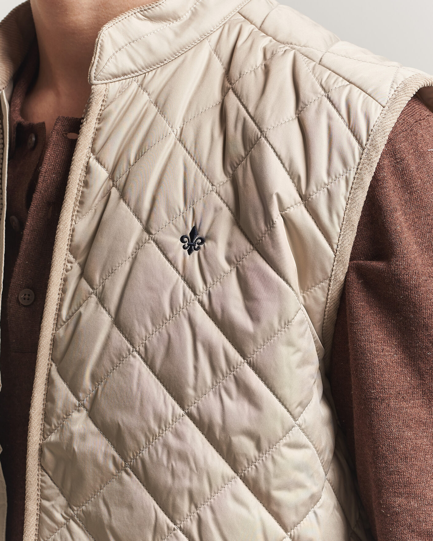 Homme | Gilets | Morris | Teddy Quilted Vest Khaki