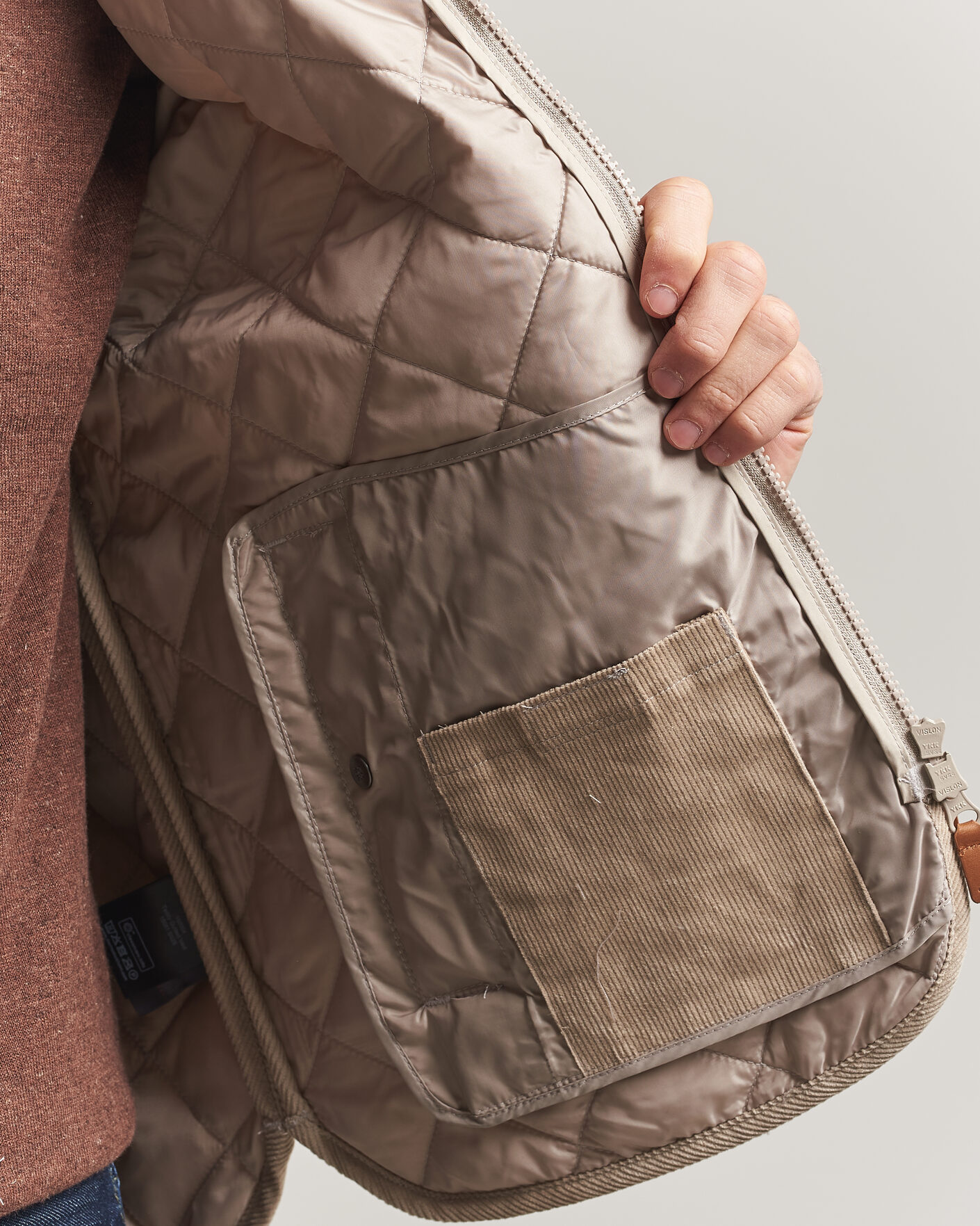 Homme | Gilets | Morris | Teddy Quilted Vest Khaki