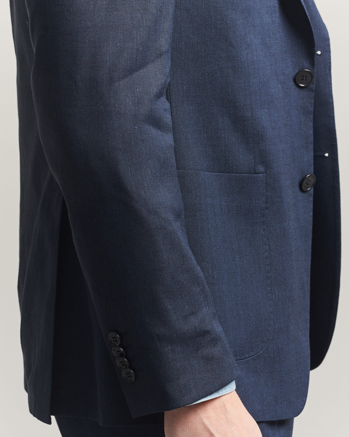 Homme | Blazers | Morris | Linen Suit Blazer Navy