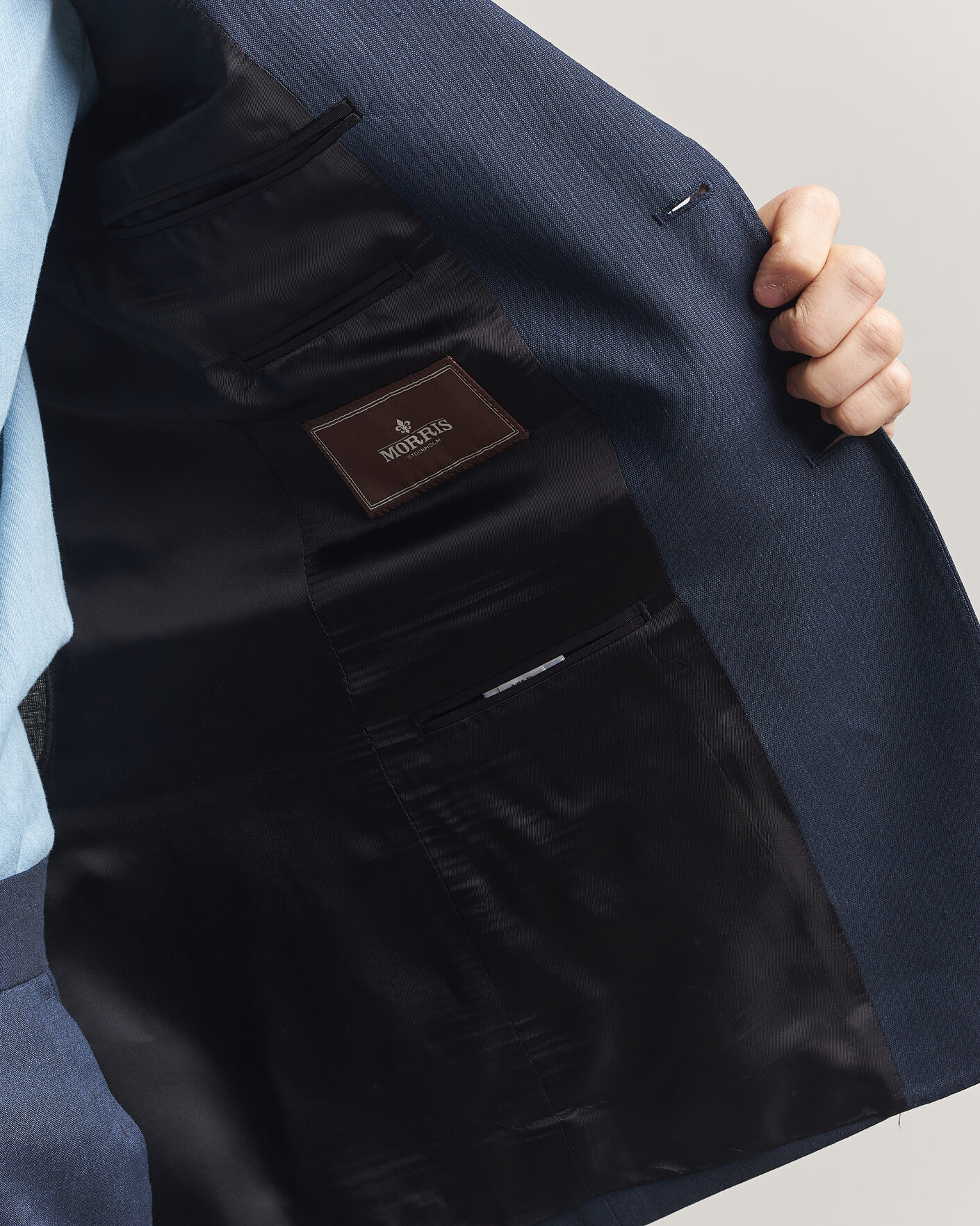 Homme | Blazers | Morris | Linen Suit Blazer Navy