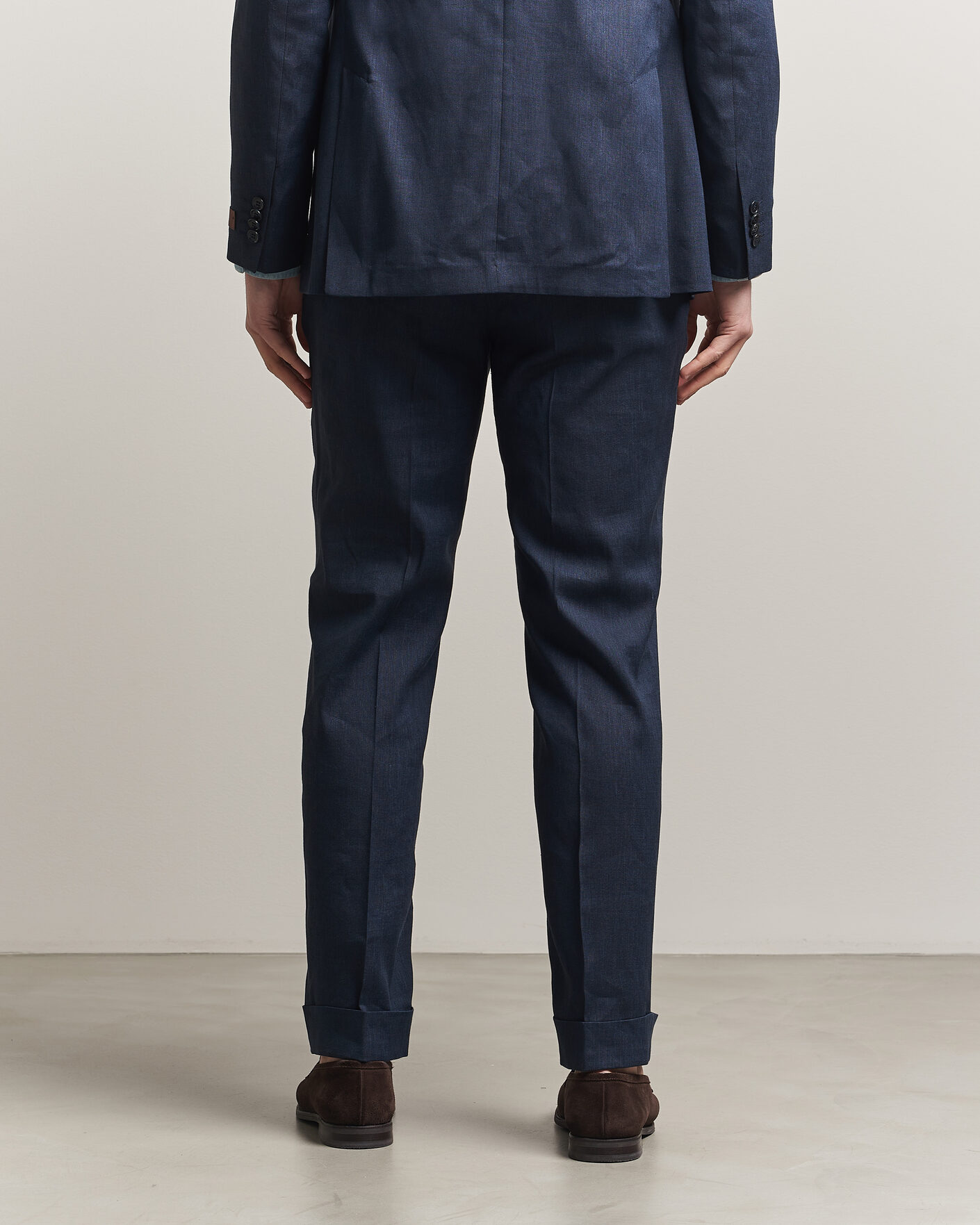 Homme | Pantalons | Morris | Jack Linen Trousers Navy