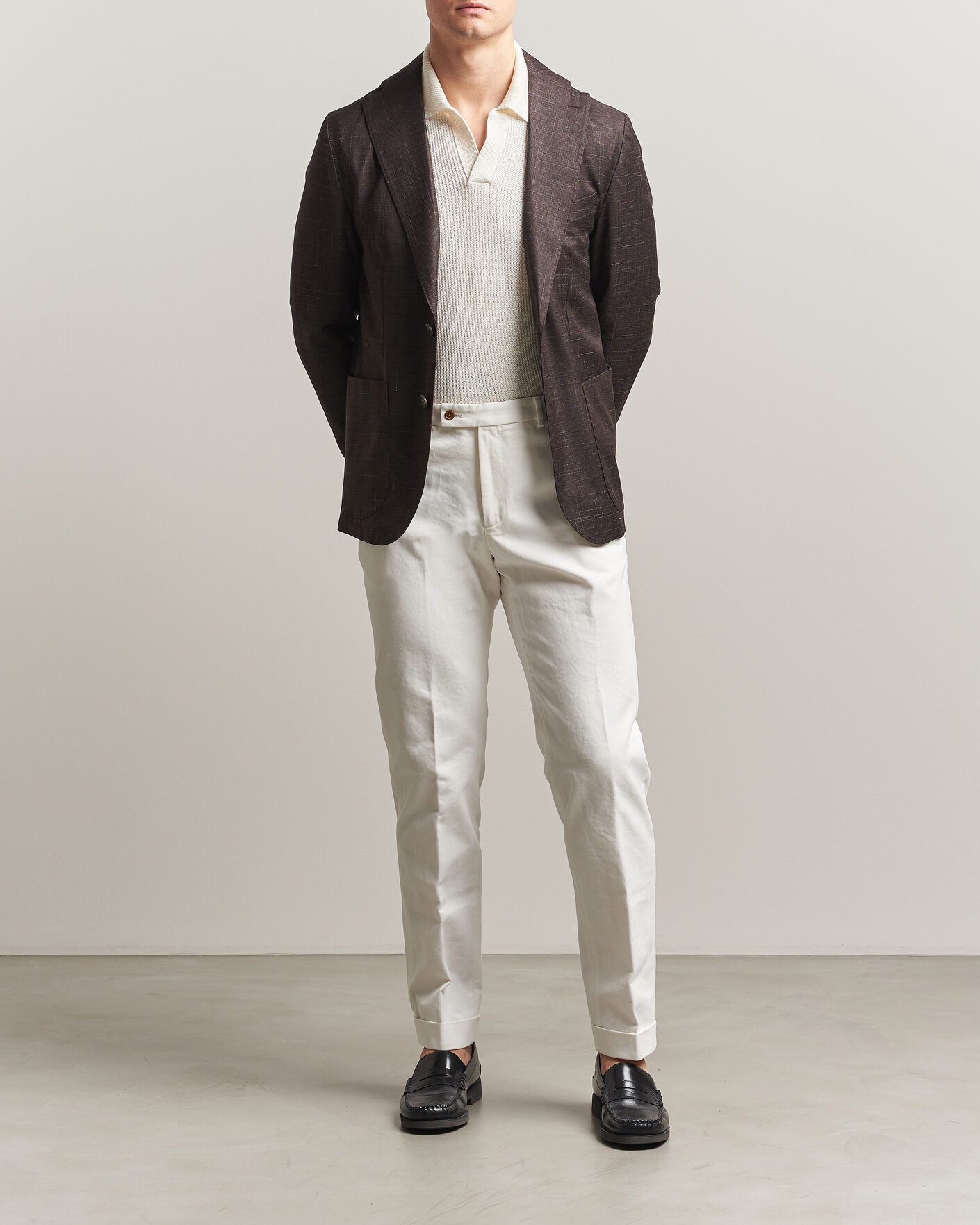 Homme | Pantalons | Morris | Jack Cotton Trousers Off White
