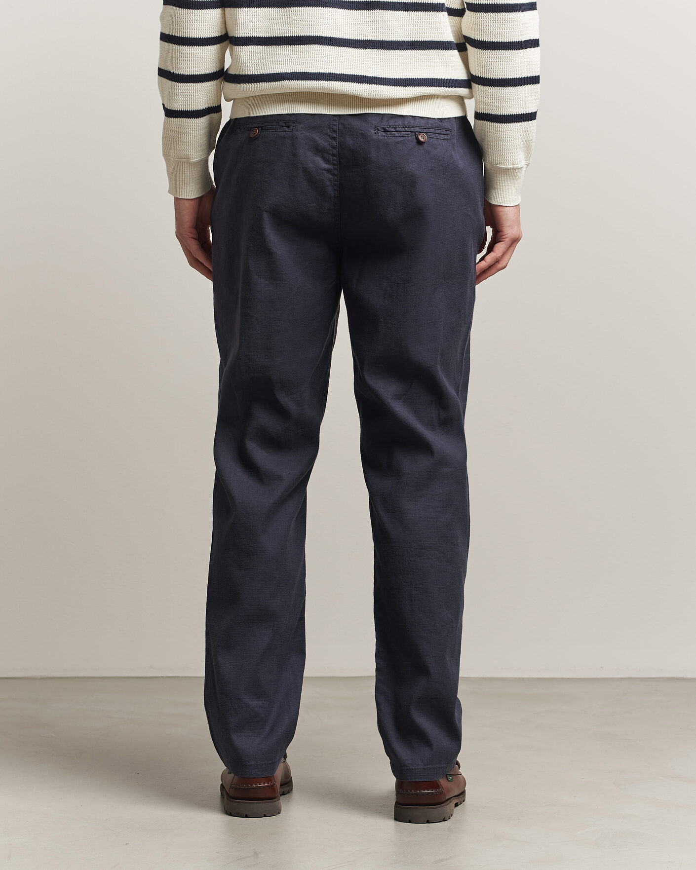 Homme | Pantalons | Morris | Fenix Linen Trousers Navy