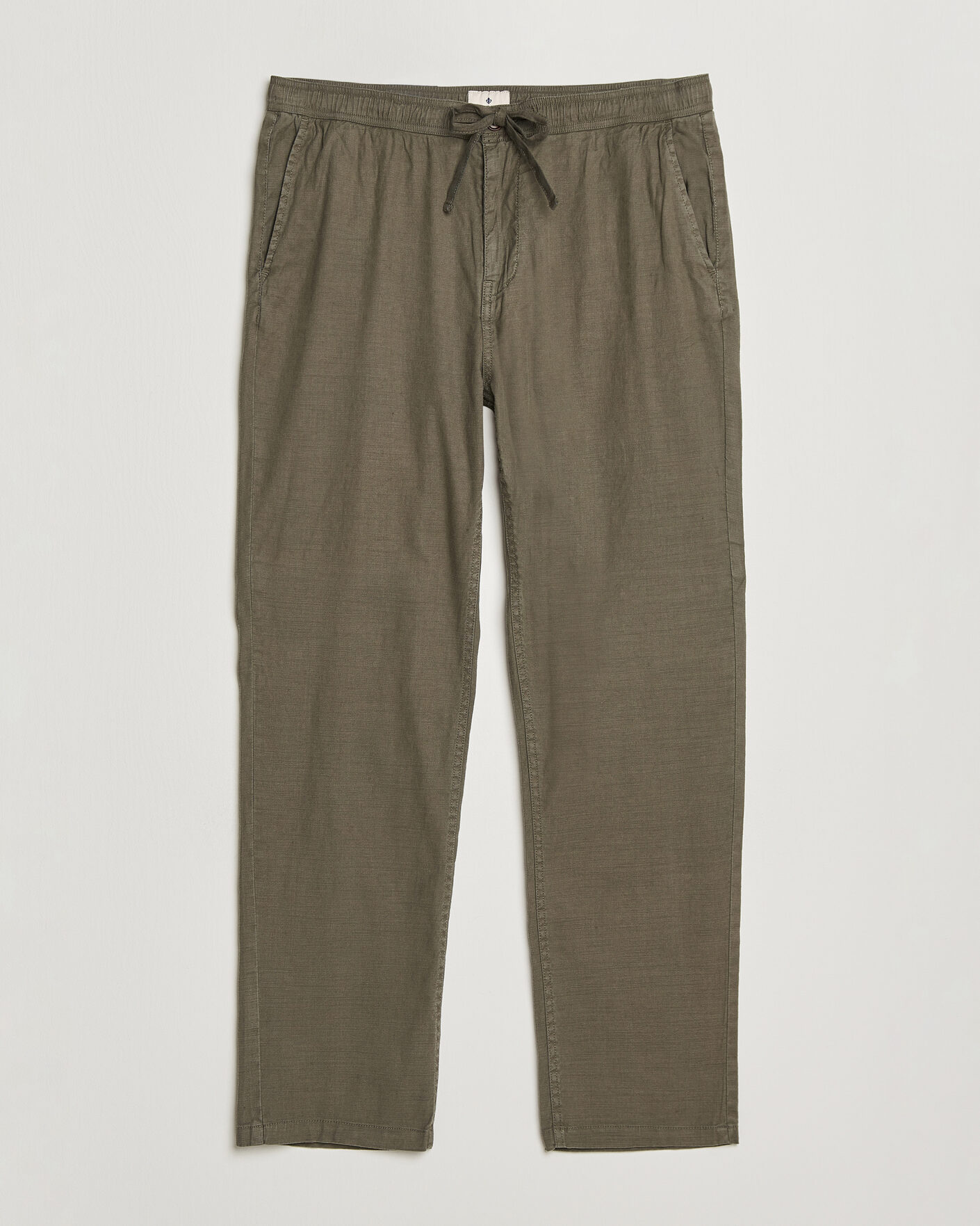 Homme | Pantalons | Morris | Fenix Linen Trousers Olive
