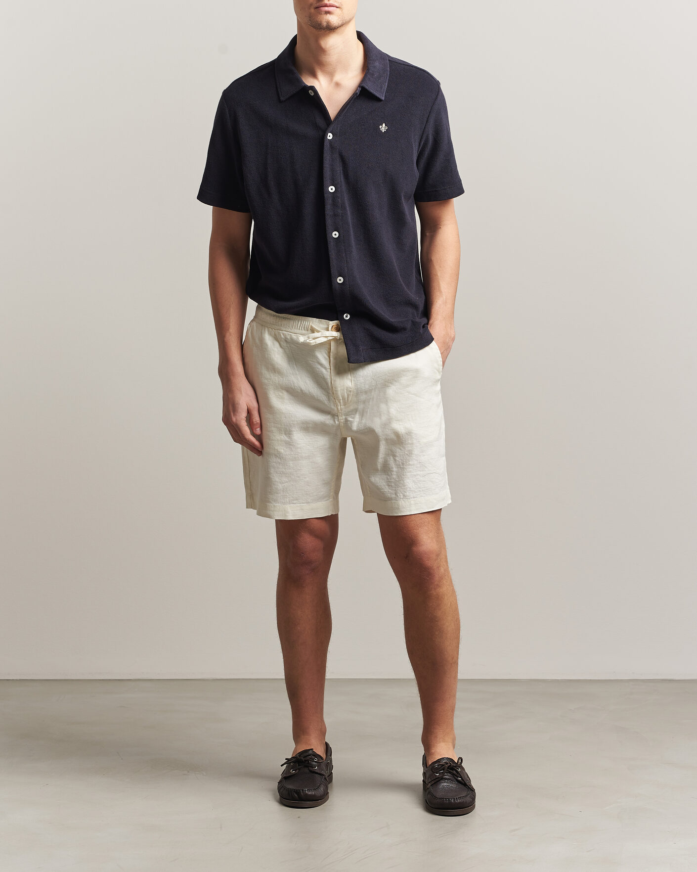 Homme | Shorts | Morris | Fenix Linen Shorts Off White