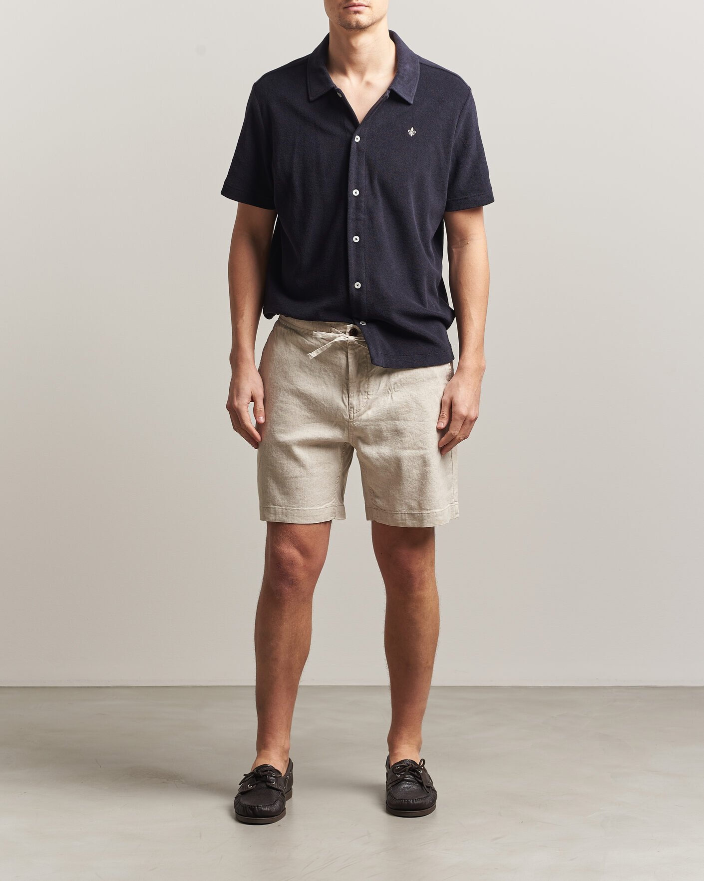 Homme | Shorts | Morris | Fenix Linen Shorts Khaki