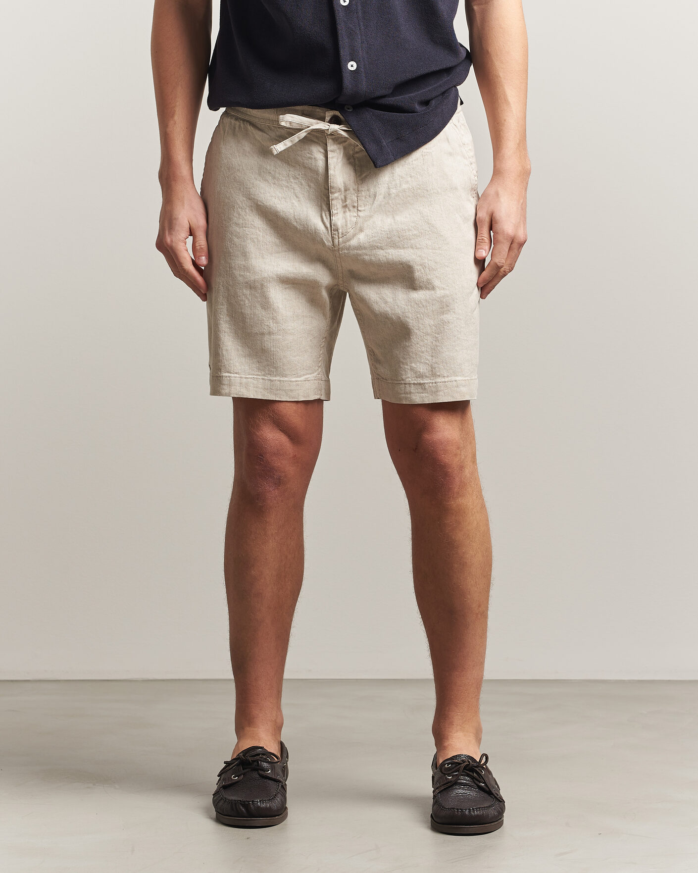 Homme | Shorts | Morris | Fenix Linen Shorts Khaki