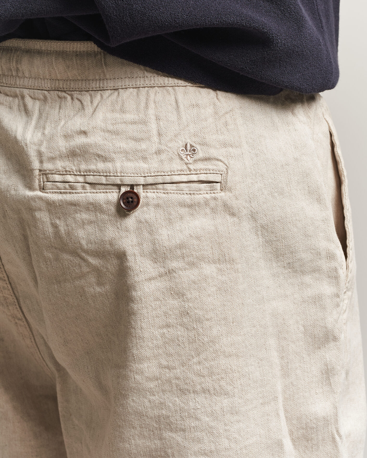 Homme | Shorts | Morris | Fenix Linen Shorts Khaki
