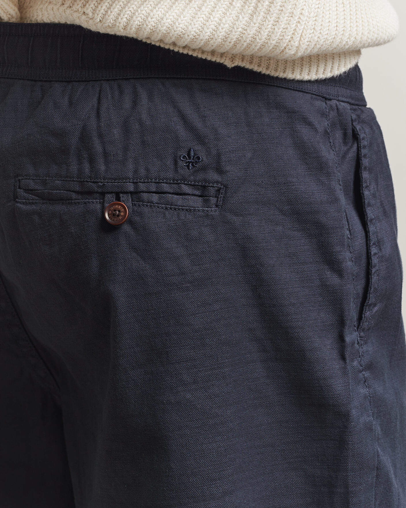 Homme | Shorts | Morris | Fenix Linen Shorts Dark Blue