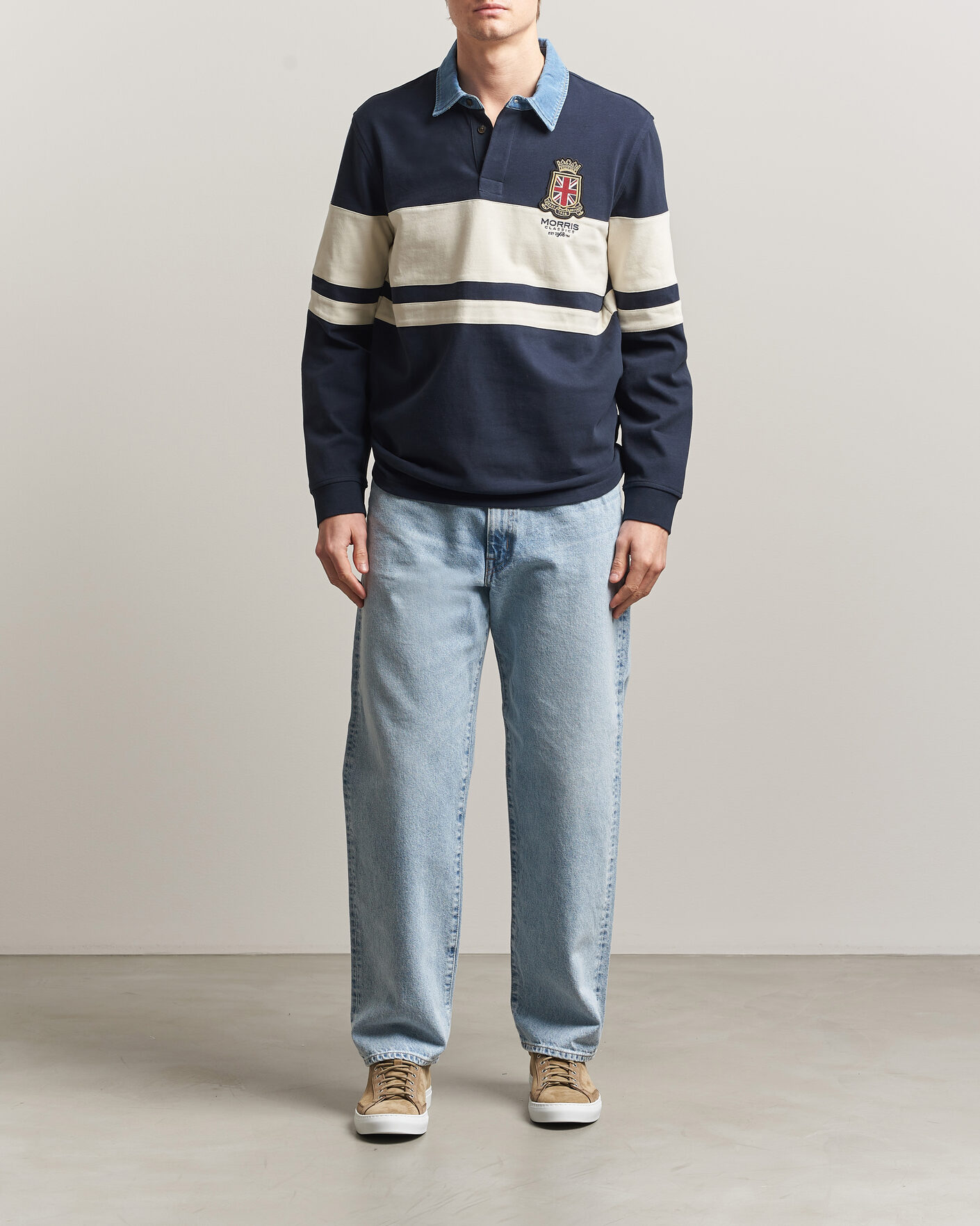 Homme | Pulls Et Tricots | Morris | Weston Rugger Blue/White