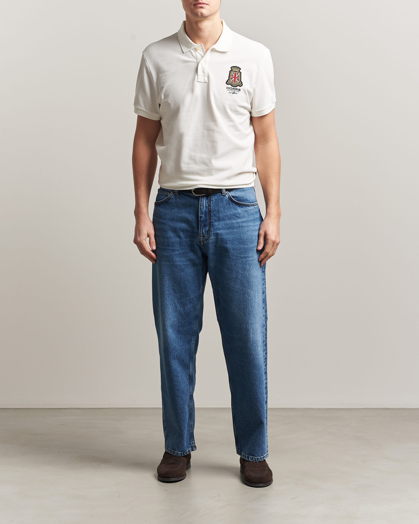 Homme | Polos | Morris | Barton Pique Off White