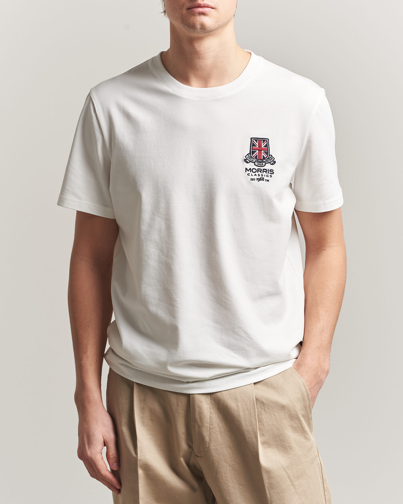 Homme | T-shirts | Morris | Barton T-Shirt Off White