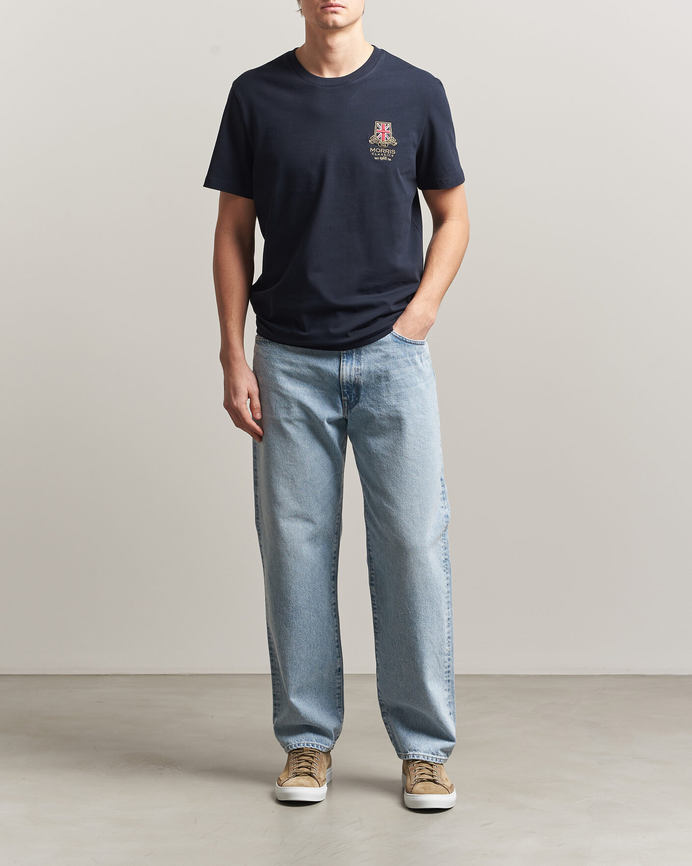 Homme | T-shirts | Morris | Barton T-Shirt Navy