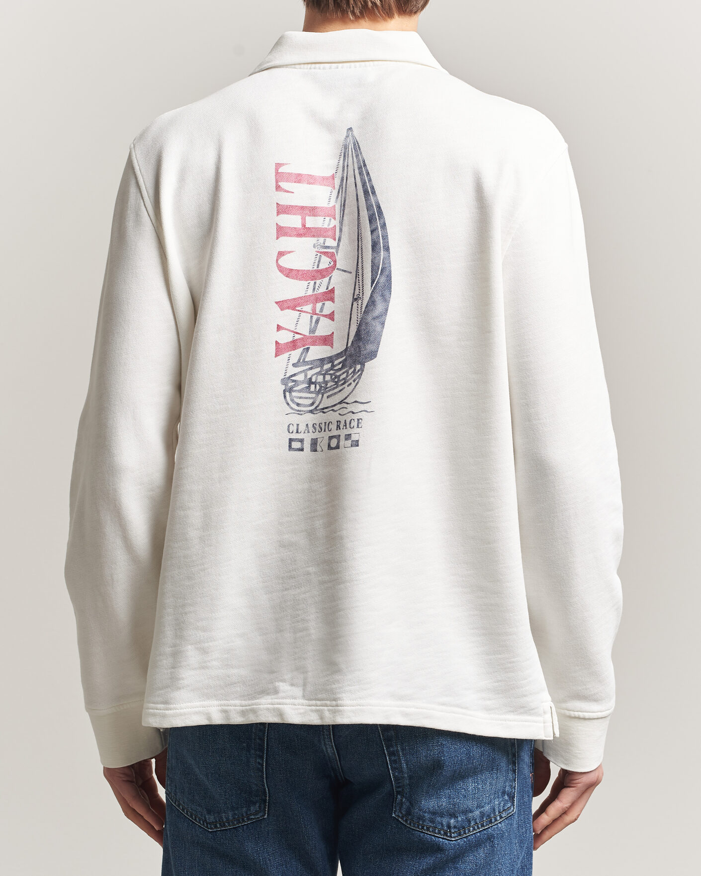 Homme | Pulls Et Tricots | Morris | Northcott Slub Half-Zip White