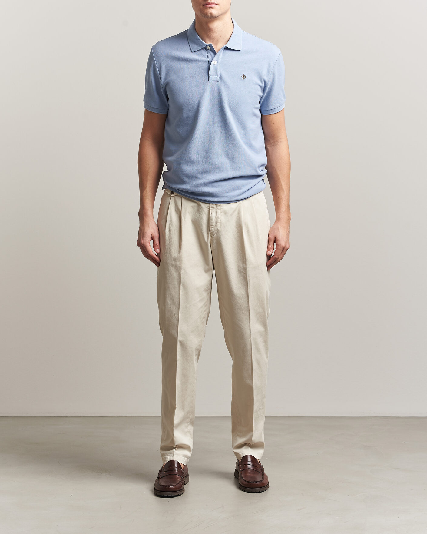 Homme | Polos | Morris | New Pique Light Blue