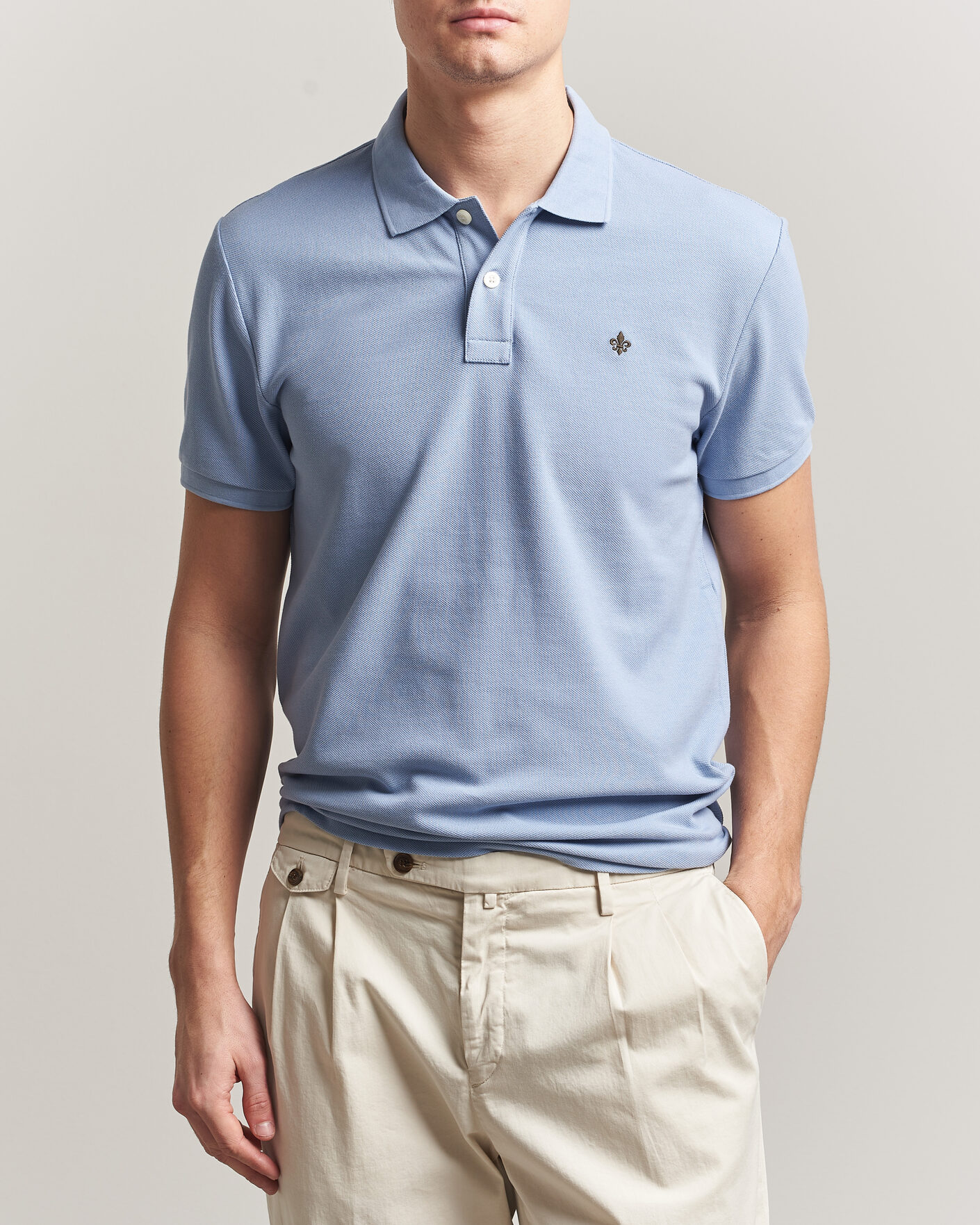 Homme | Polos | Morris | New Pique Light Blue