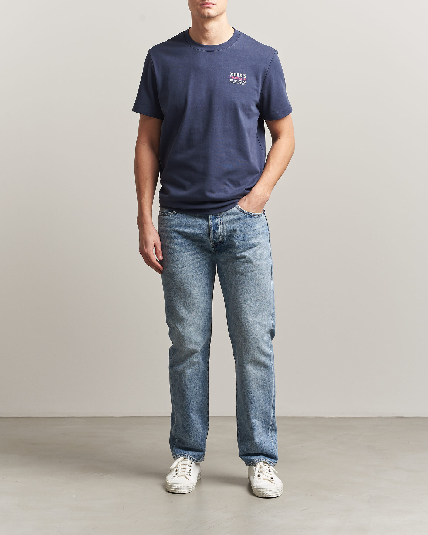 Homme | T-shirts | Morris | Nevile T-Shirt Navy