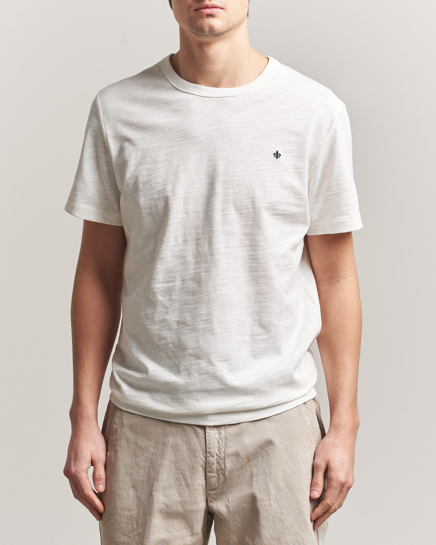 Homme | T-shirts | Morris | Watson Slub T-Shirt Off White