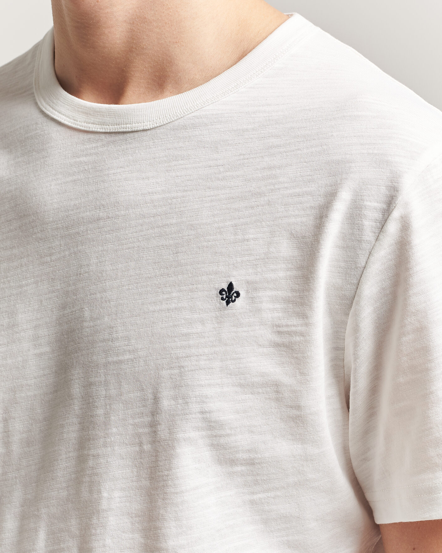 Homme | T-shirts | Morris | Watson Slub T-Shirt Off White