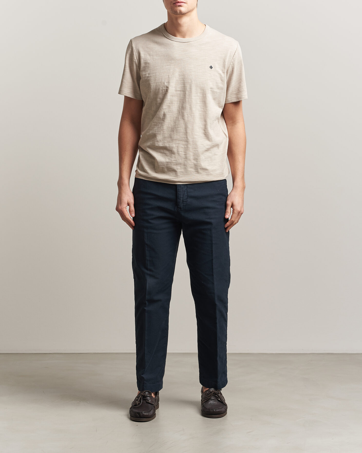 Homme | T-shirts | Morris | Watson Slub T-Shirt Khaki