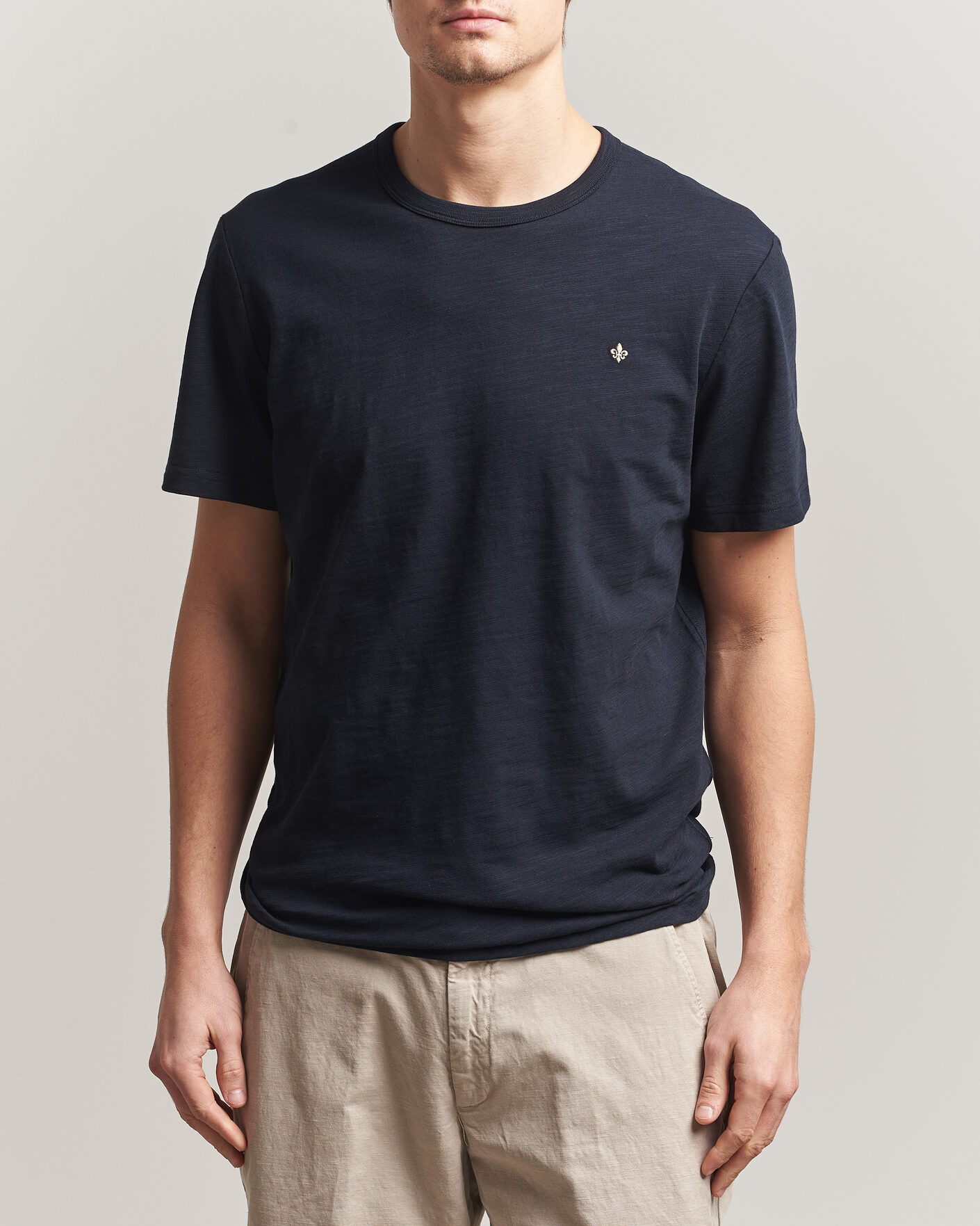 Homme | T-shirts | Morris | Watson Slub T-Shirt Dark Blue