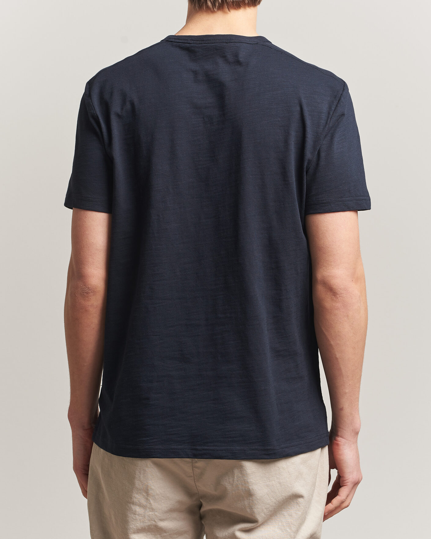 Homme | T-shirts | Morris | Watson Slub T-Shirt Dark Blue