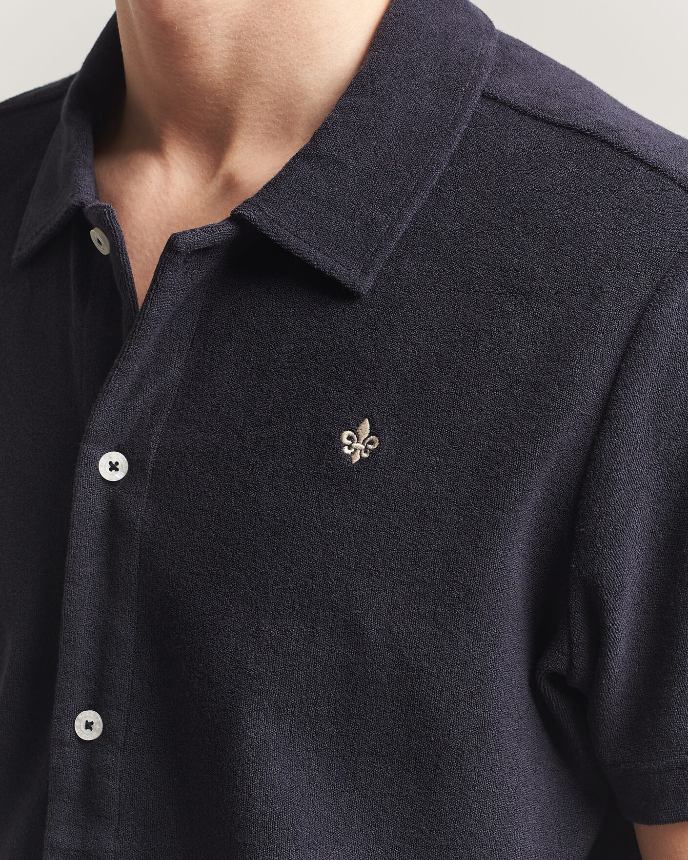 Homme | Polos | Morris | Lily Terry Shirt Navy