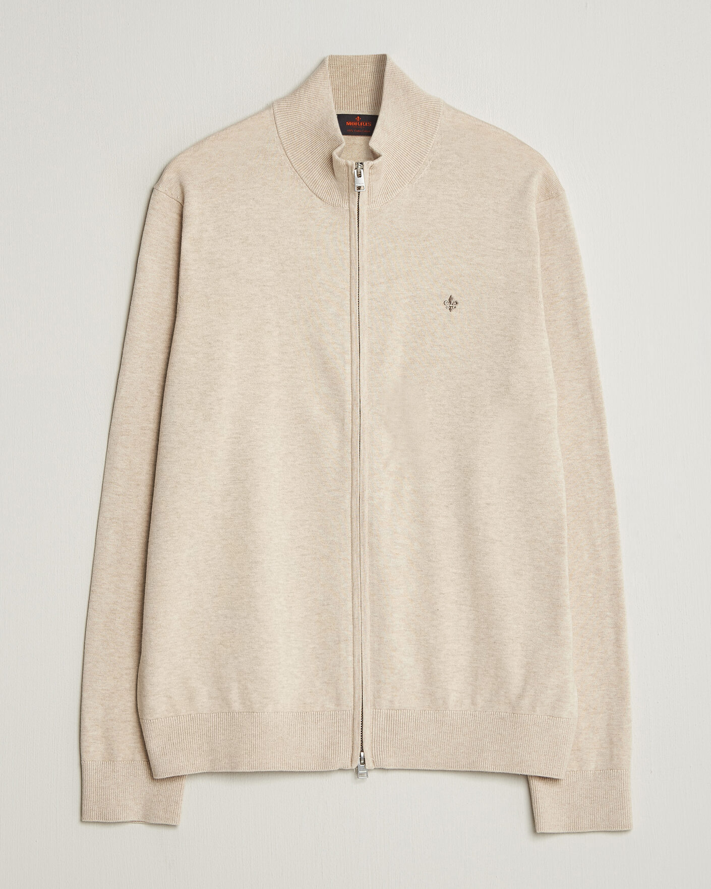 Homme | Pulls Et Tricots | Morris | Riley Zip Cardigan Khaki