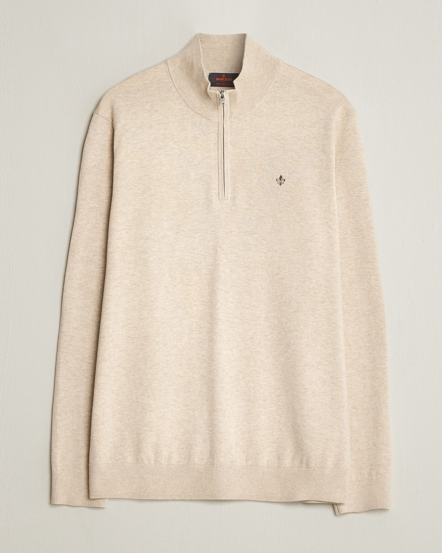 Homme | Pulls Et Tricots | Morris | Riley Half-Zip Khaki