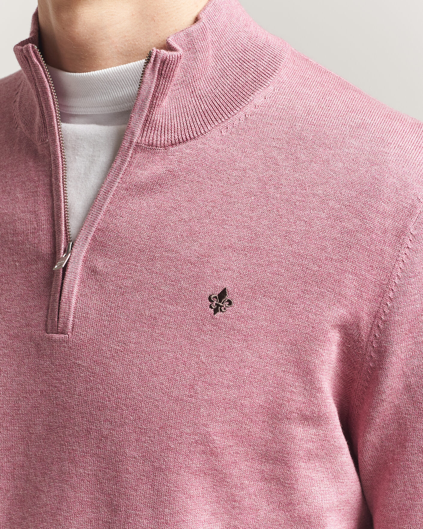 Homme | Pulls Et Tricots | Morris | Riley Half-Zip Pink