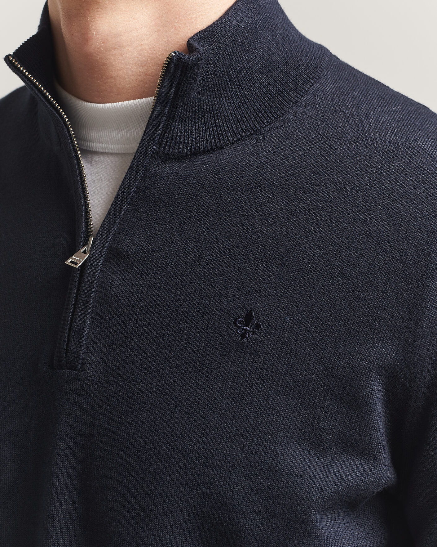 Homme | Pulls Et Tricots | Morris | Riley Half-Zip Navy