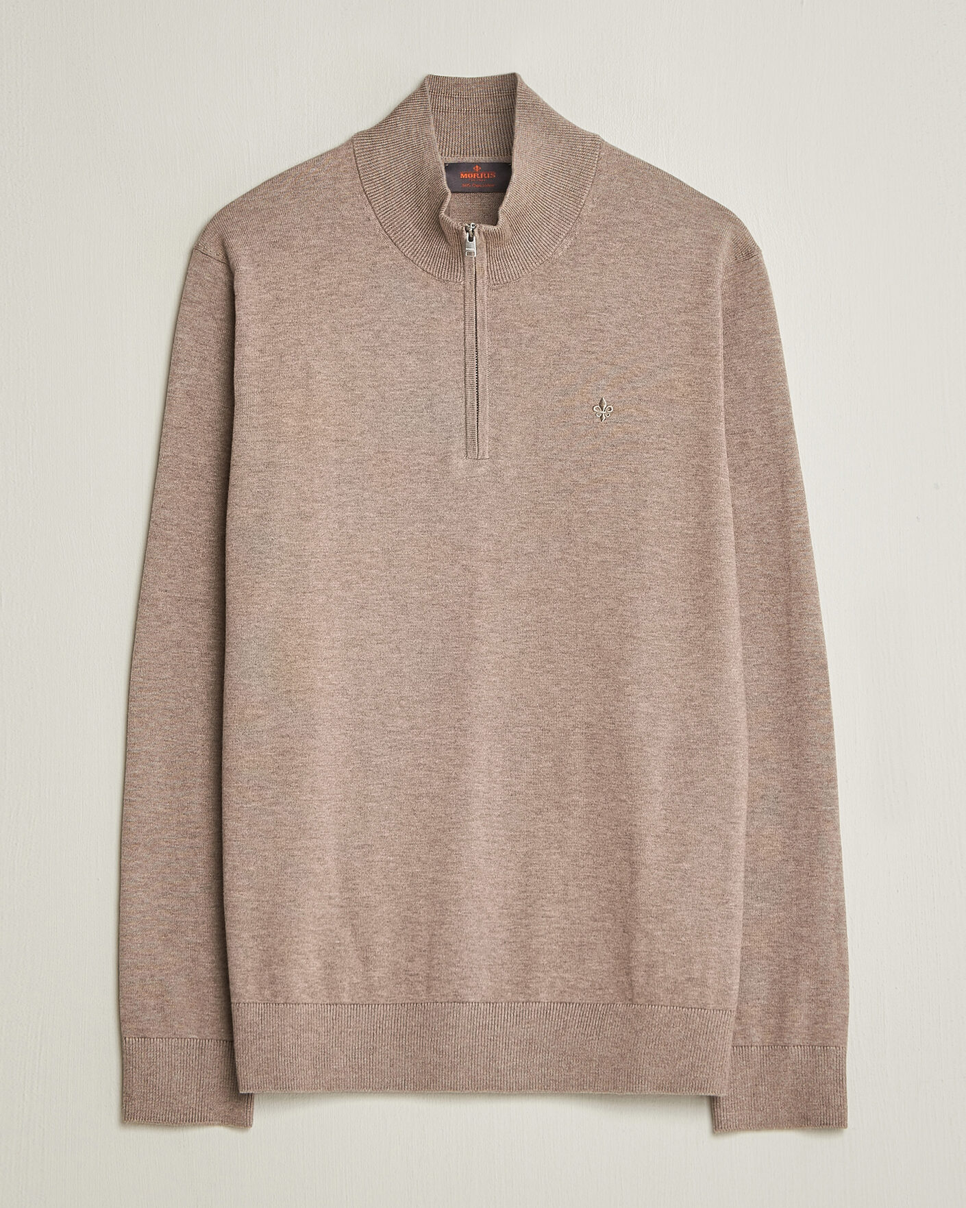 Homme | Pulls Et Tricots | Morris | Riley Half-Zip Brown
