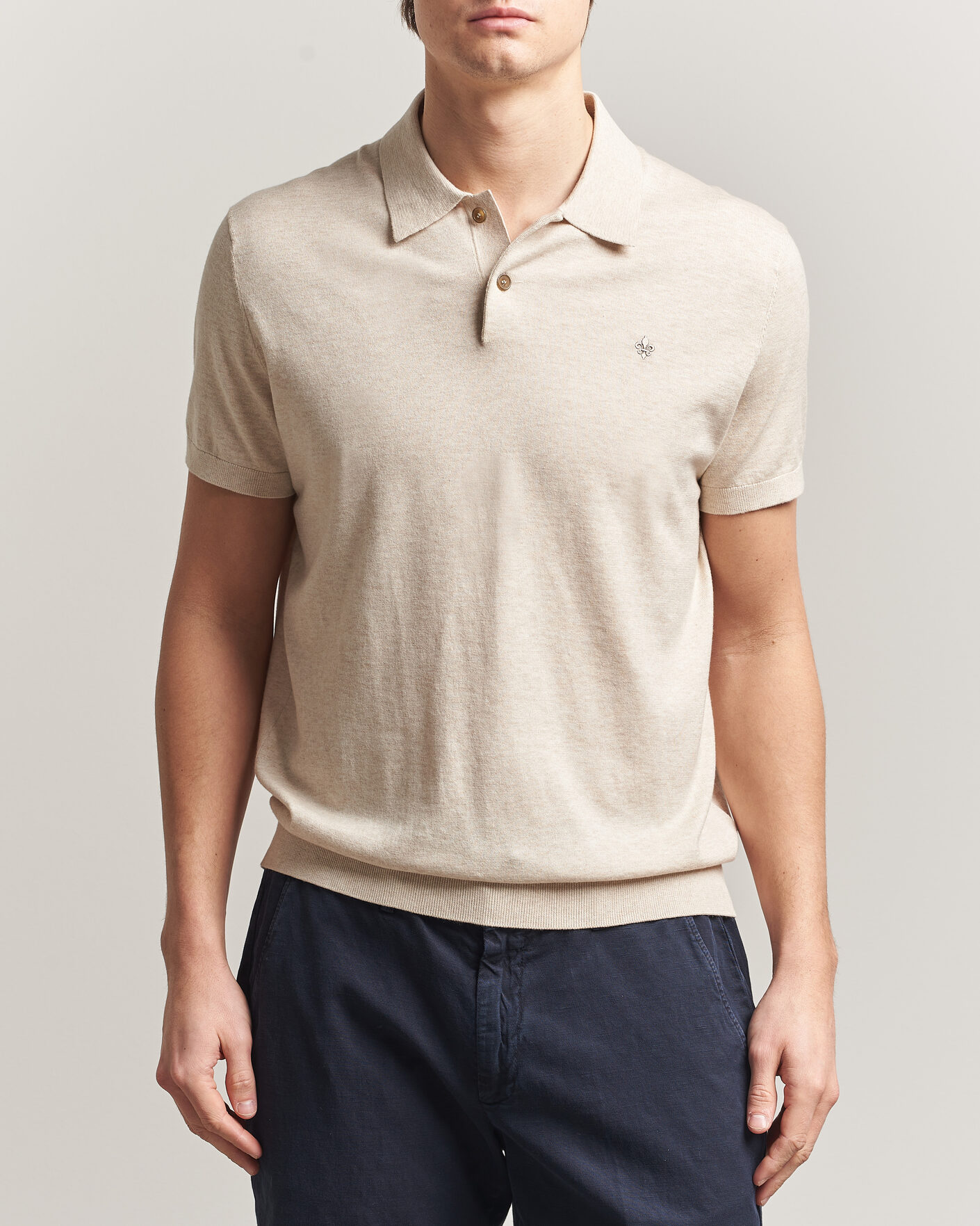 Homme | Polos | Morris | Riley Short Sleeve Polo Khaki
